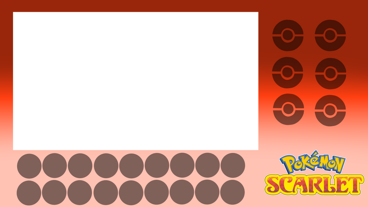 Pokemon Scarlet stream layout by Latis2454 on DeviantArt