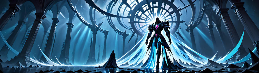 Frozen Halls - Another 32:9 wallpaper attempt. by NightyAIArt on DeviantArt