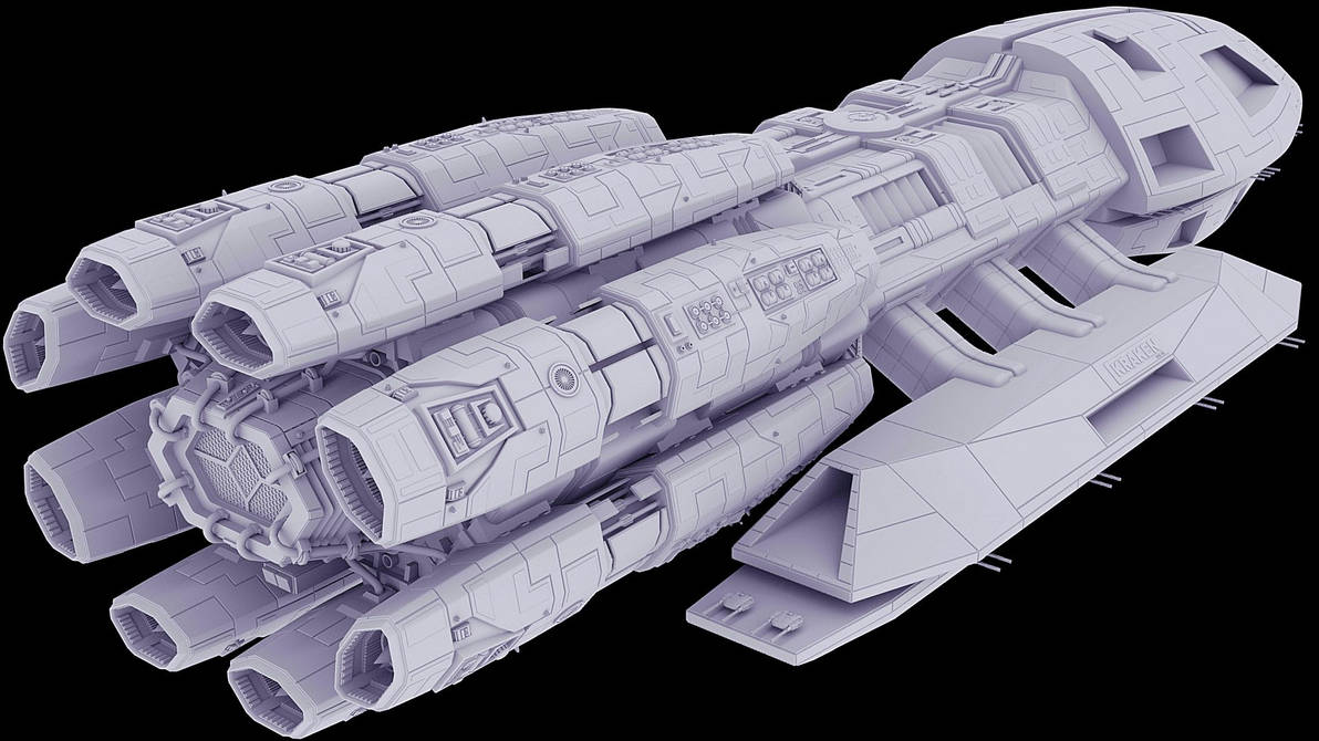 F3D-Kraken 26d - Detailing the Midsection Complete by Greywolf-Starkiller