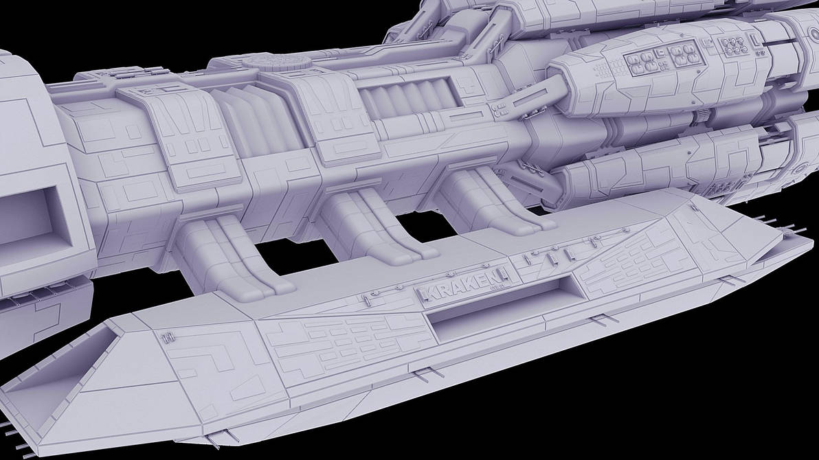 F3D-Kraken 27e - Detailing the Landing Bays Contin by Greywolf-Starkiller