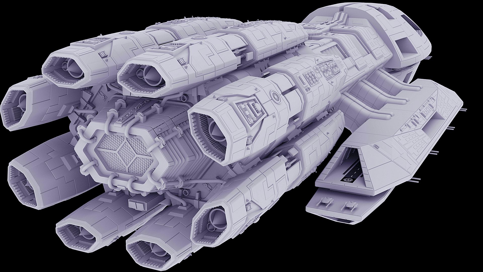 F3D-Kraken 28a - Detailing the Landing Bay Interio by Greywolf-Starkiller