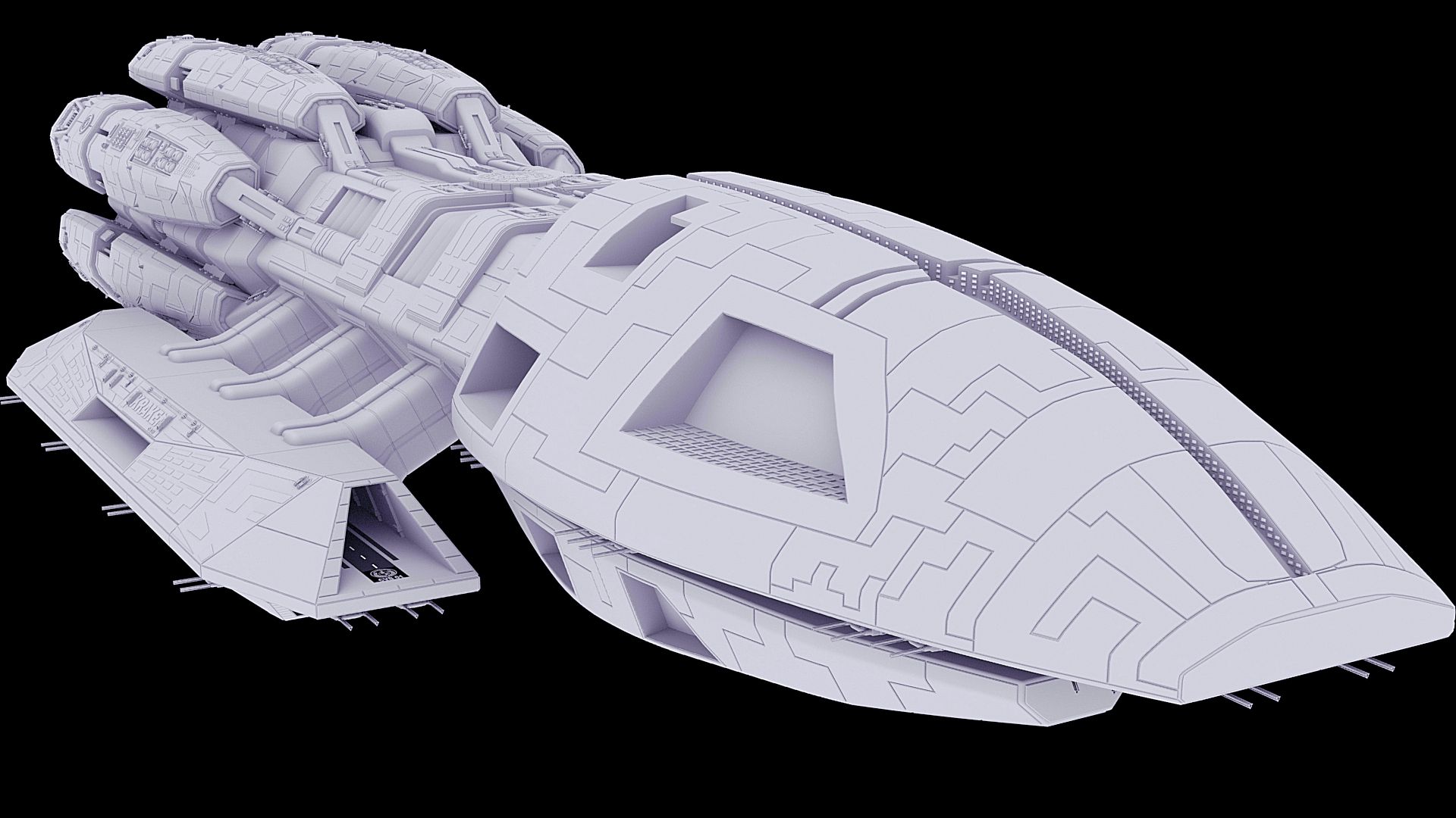 F3D-Kraken 29a - Detailing the Hammerhead-Windows by Greywolf-Starkiller