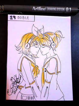 Inktober 2018 Dia #29 Doble