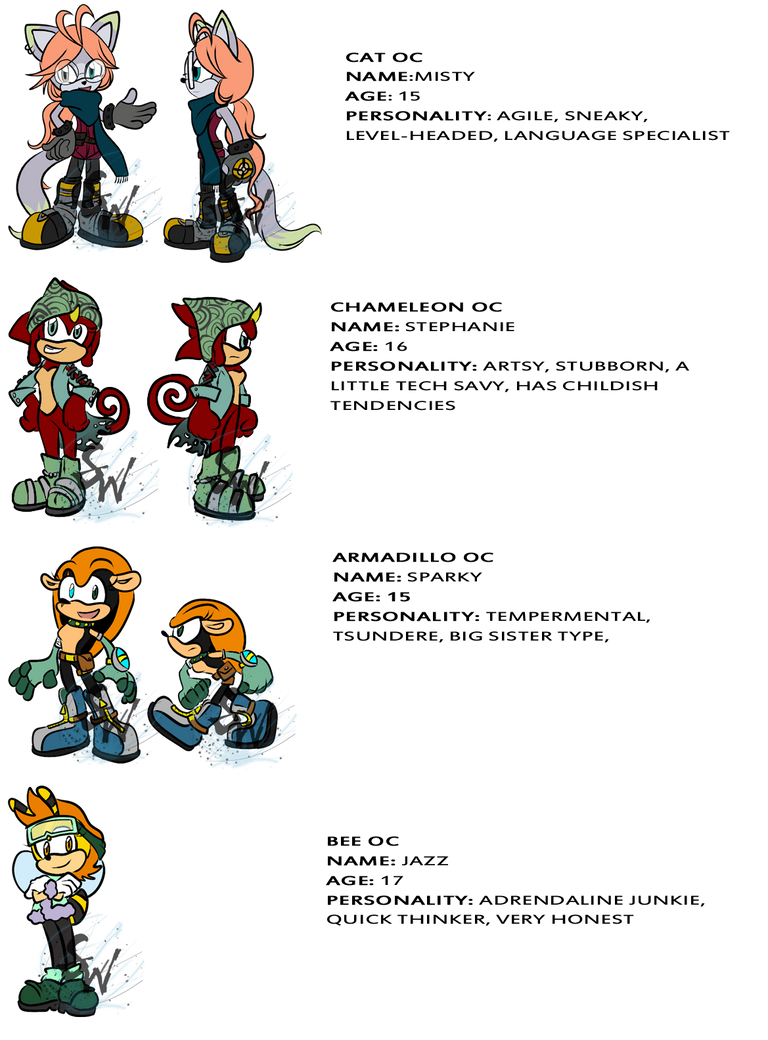 SONIC OCS by Sakairi-chan on DeviantArt