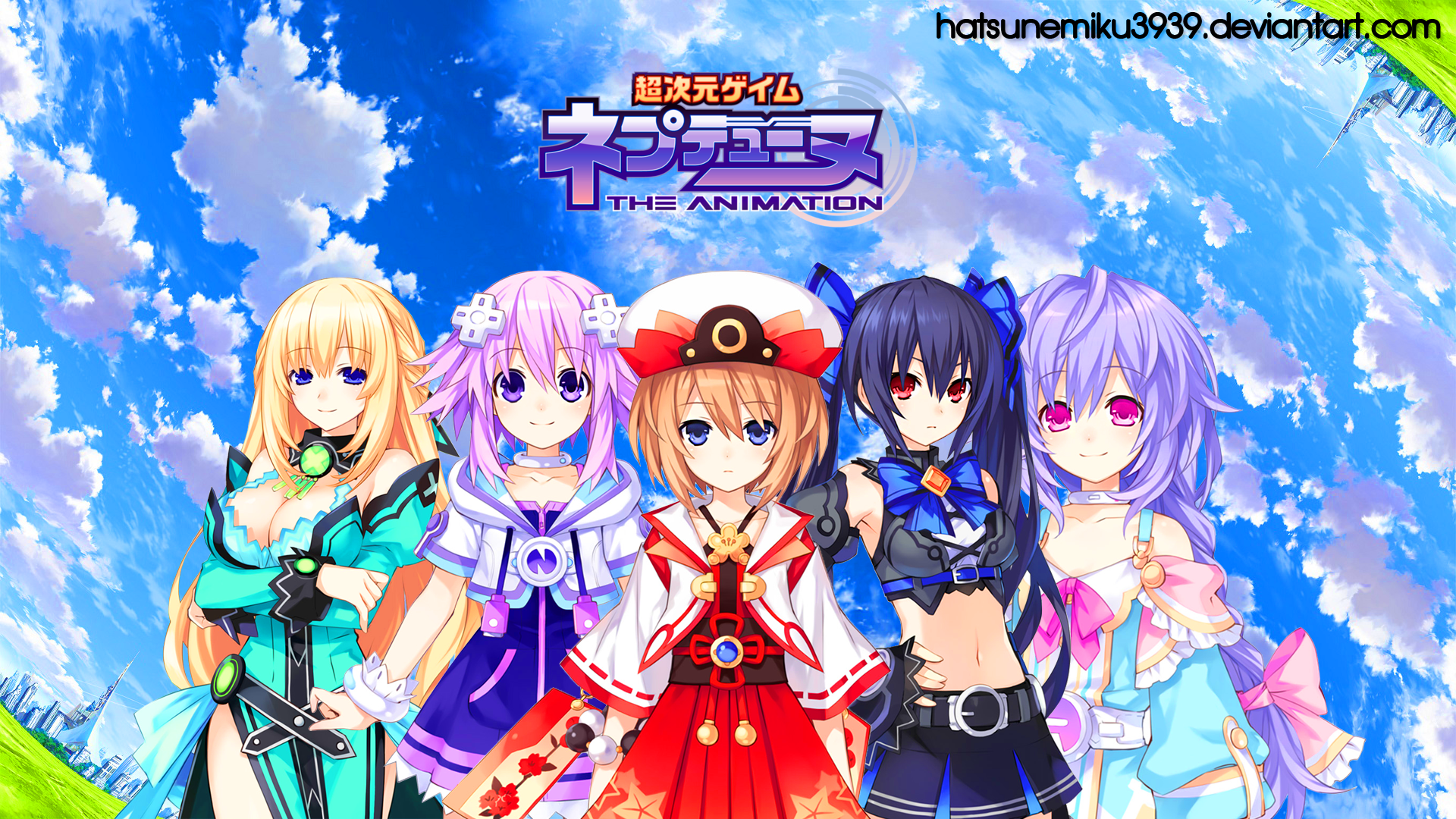 Hyperdimension Neptunia Wallpaper Full HD 1080p