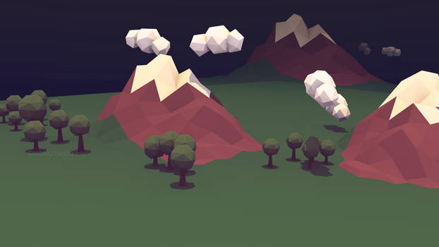 Blender - low poly world 03