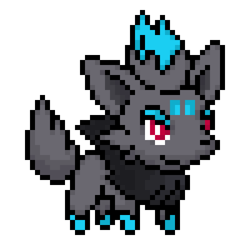 Shiny Zorua Pixel Art by Tyranitar885 on DeviantArt