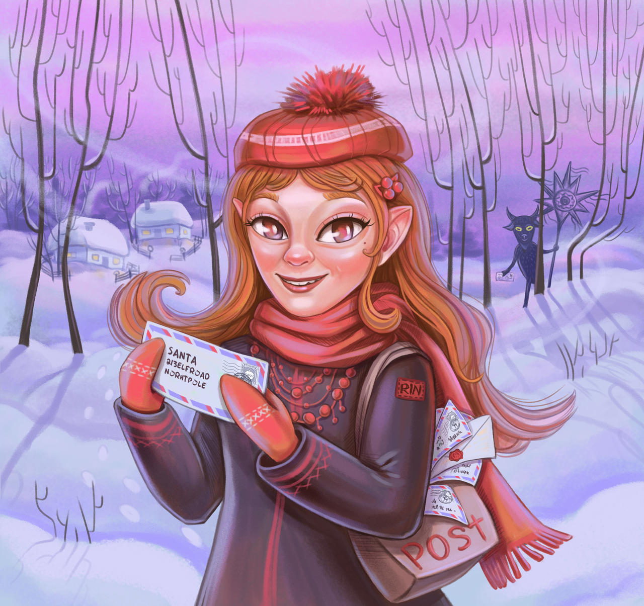 Postman Elf Elf postman by Rinrini7 on DeviantArt