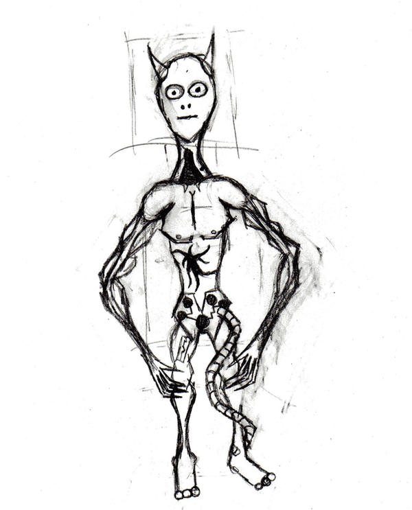 ALFRED THE ALIEN - SKETCH by EvilWrestler on DeviantArt