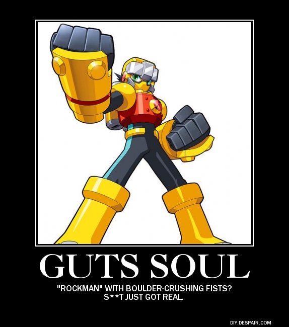 MegaMan Guts Soul Poster