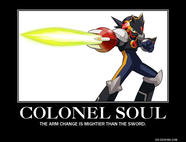 MegaMan Colonel Soul Poster by eeeeeeeyyyyyy on DeviantArt
