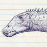 Apatosaurus Sketch