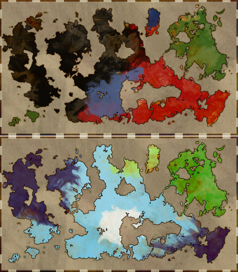 World Map Races Neocities Races world maps Dualworld by Senso0scuro on DeviantArt