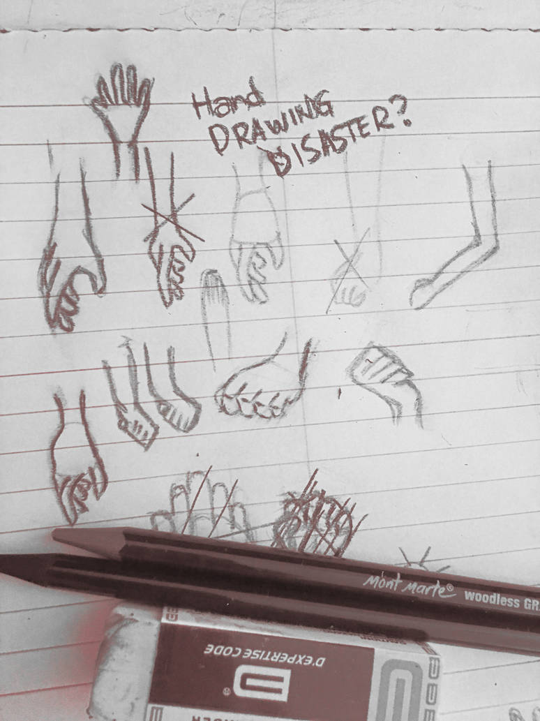 Hand Drawing Disaster!! Help!! (  by msaishakristine
