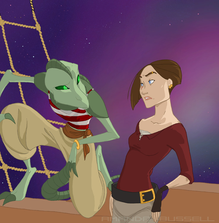Treasure Planet - Talking by shinga on DeviantArt