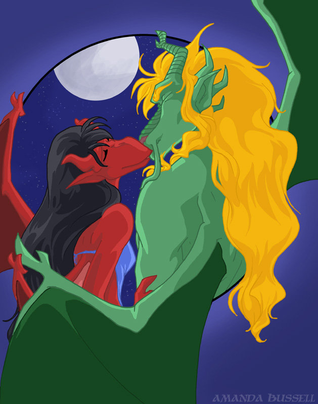 Kirin and Ariana - Kiss by shinga