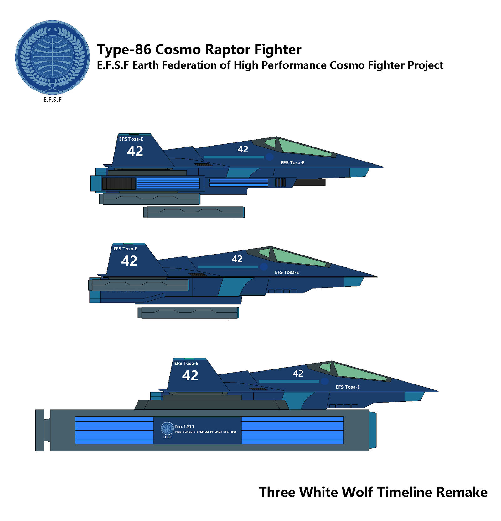 Type-86 Cosmo Raptor Fighter by TeitokuTachibana on DeviantArt