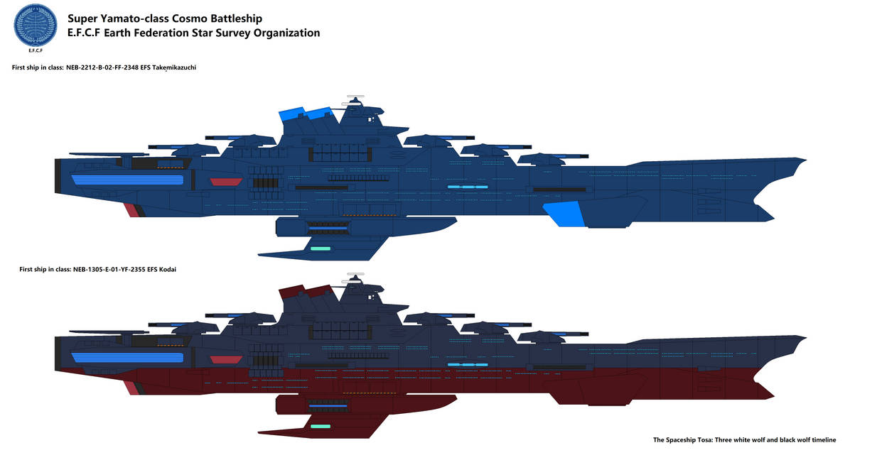 Super Yamato-class Cosmo Battleship by TeitokuTachibana on DeviantArt
