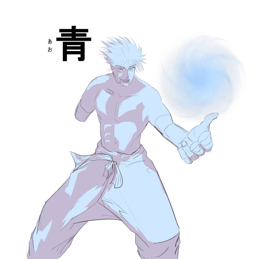 Gojo Using Azule Gojo satoru with her blue by foliaco18 on DeviantArt