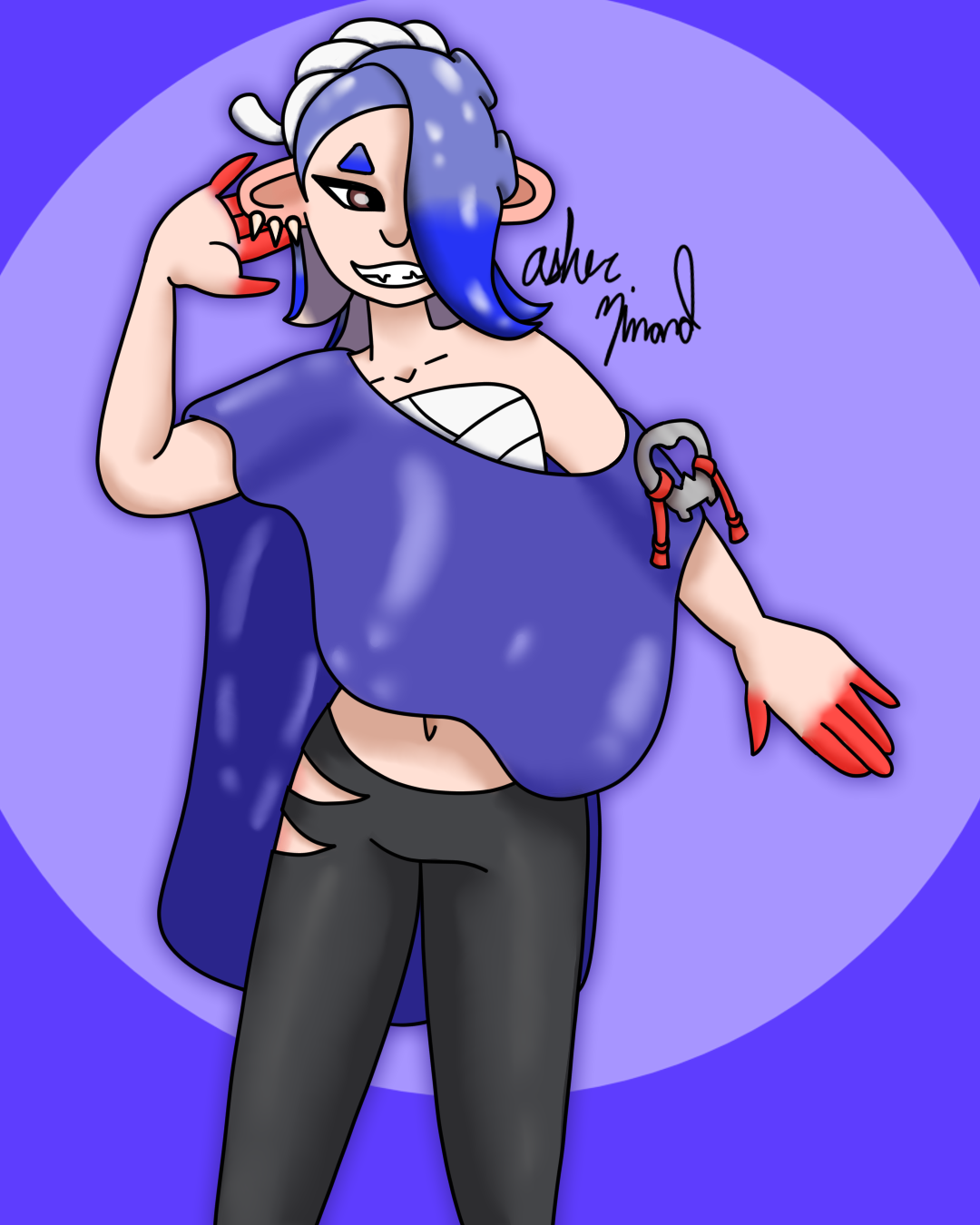 Splatoon Shiver R35 Shiver (Splatoon 3 fanart) by Probe100 on DeviantArt