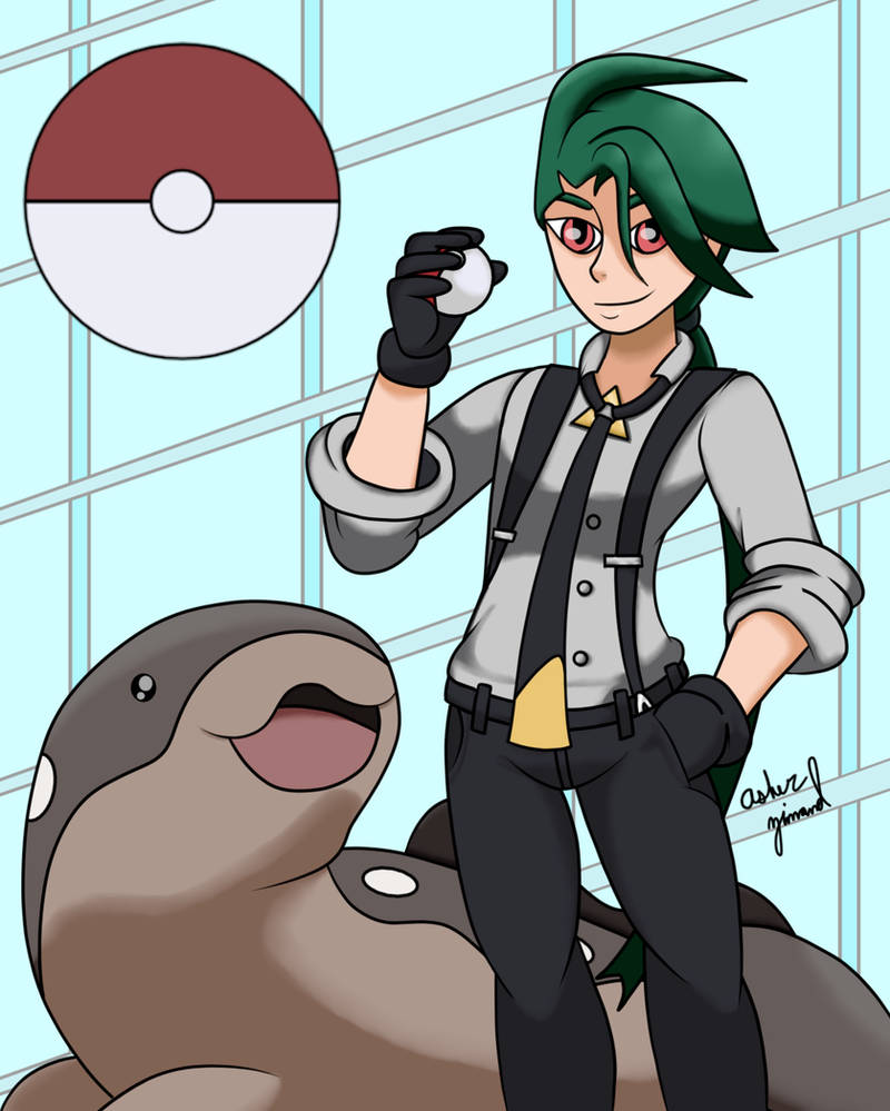 Pokemon Deviantart Rika Pokemon Violet fanart: Rika and Clodsire by Probe100 on DeviantArt