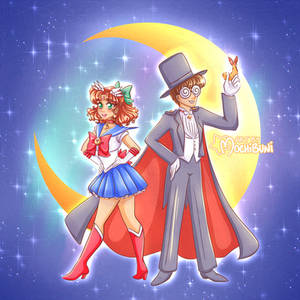 Sailor Naru and Tuxedo Umino