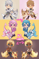 eeveelution charms!