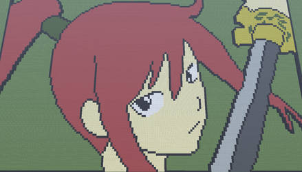 My Pixel Art - Erza Scarlet