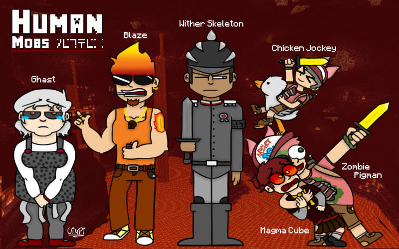 Minecraft human mobs-nether by Uimpi on DeviantArt