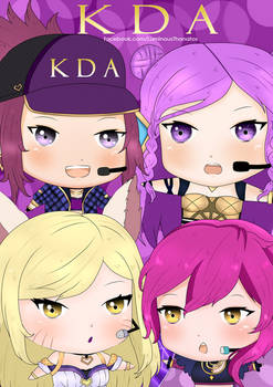 KDA Chibi League of Legends