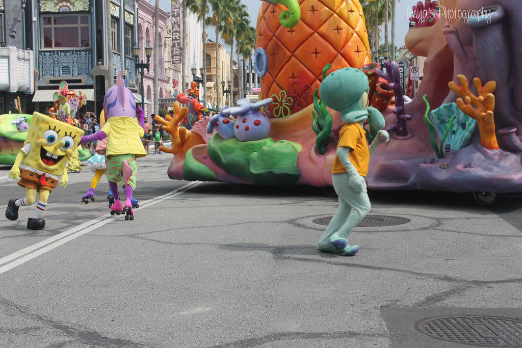 Spongebob Parade by AnyaDarling on DeviantArt