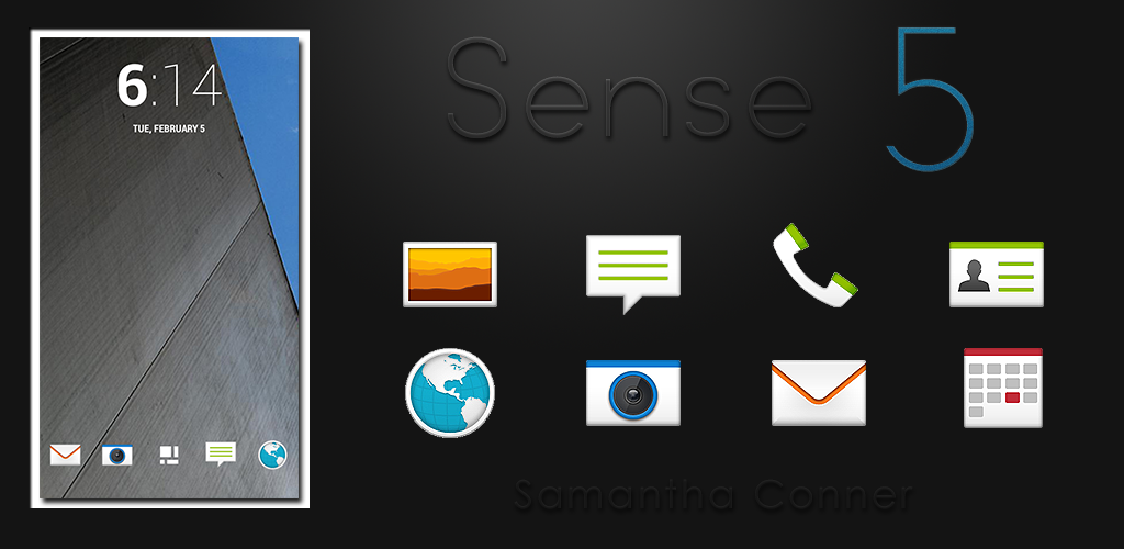 Sense 5 Launcher Theme by sammyycakess on DeviantArt