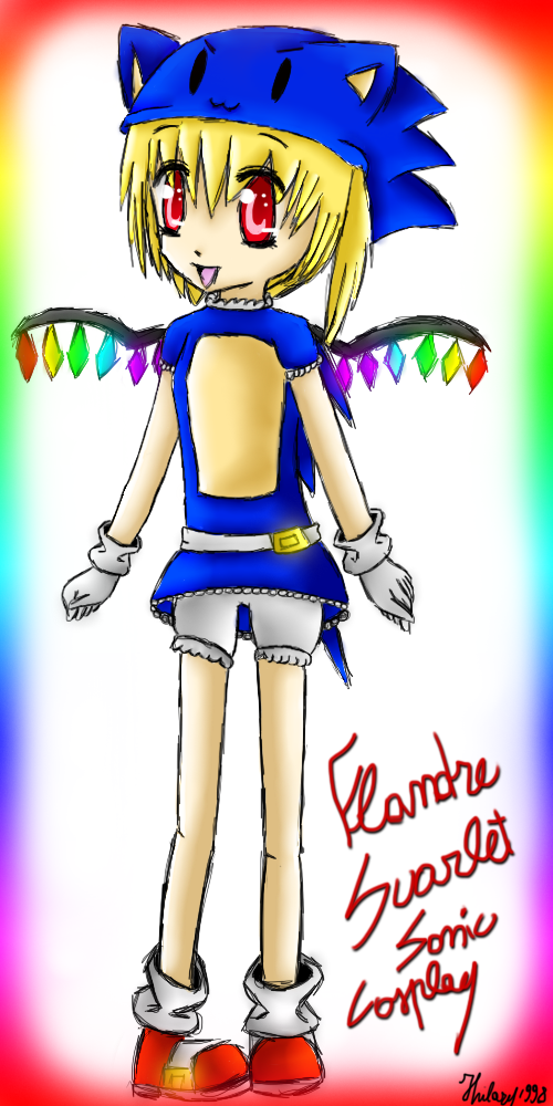 Flandre Scarlet Sonic Cosplay