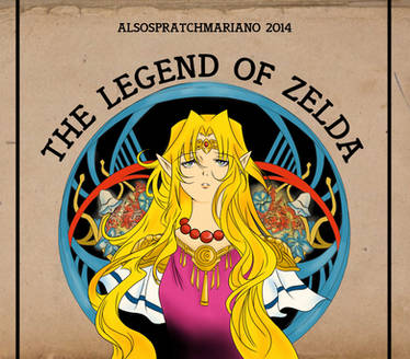 The Legend of Zelda art noveau style