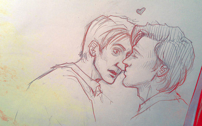 Doctor X Rory DoctorRory - kiss on the nose by IrbisN on DeviantArt
