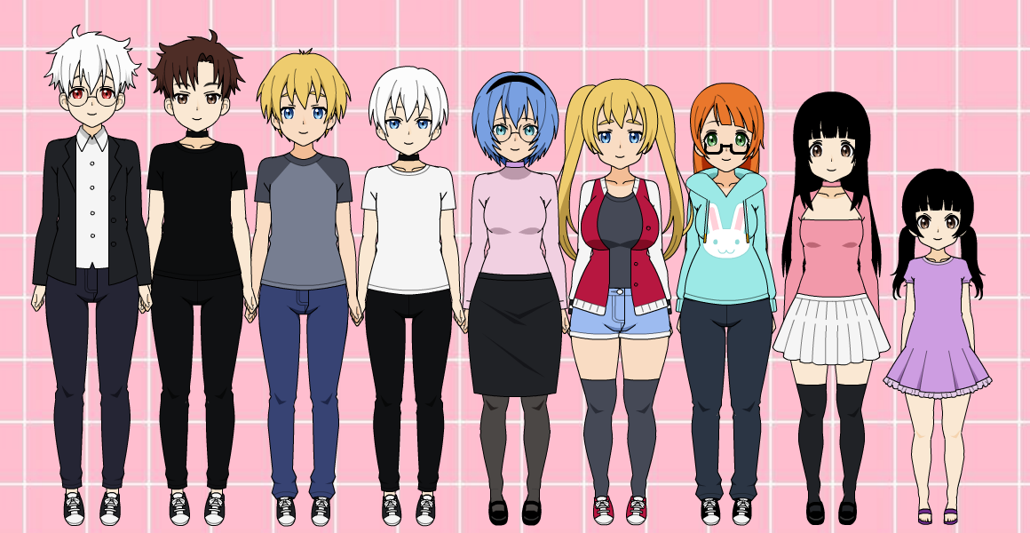 Height chart by nikoruanime on DeviantArt
