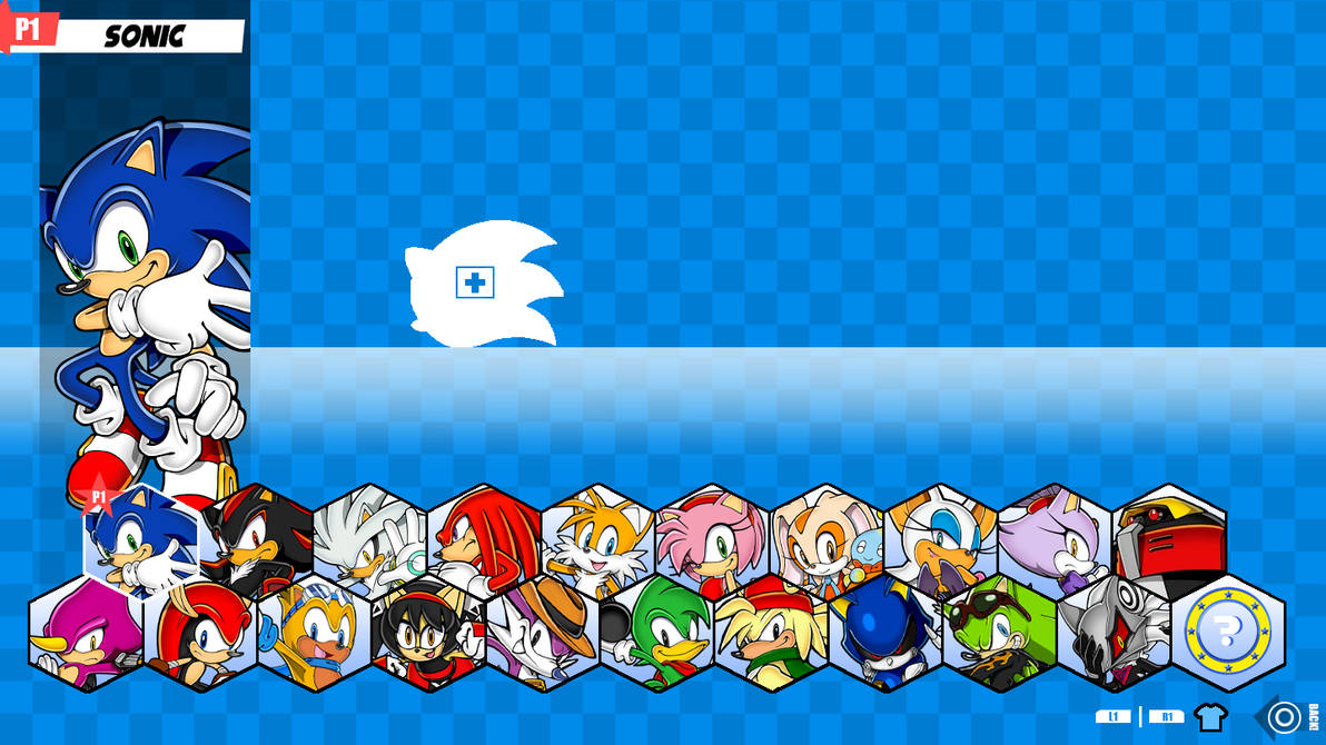 Sonic Smash Bros. Characters Select Screen by MugenGem13 on DeviantArt