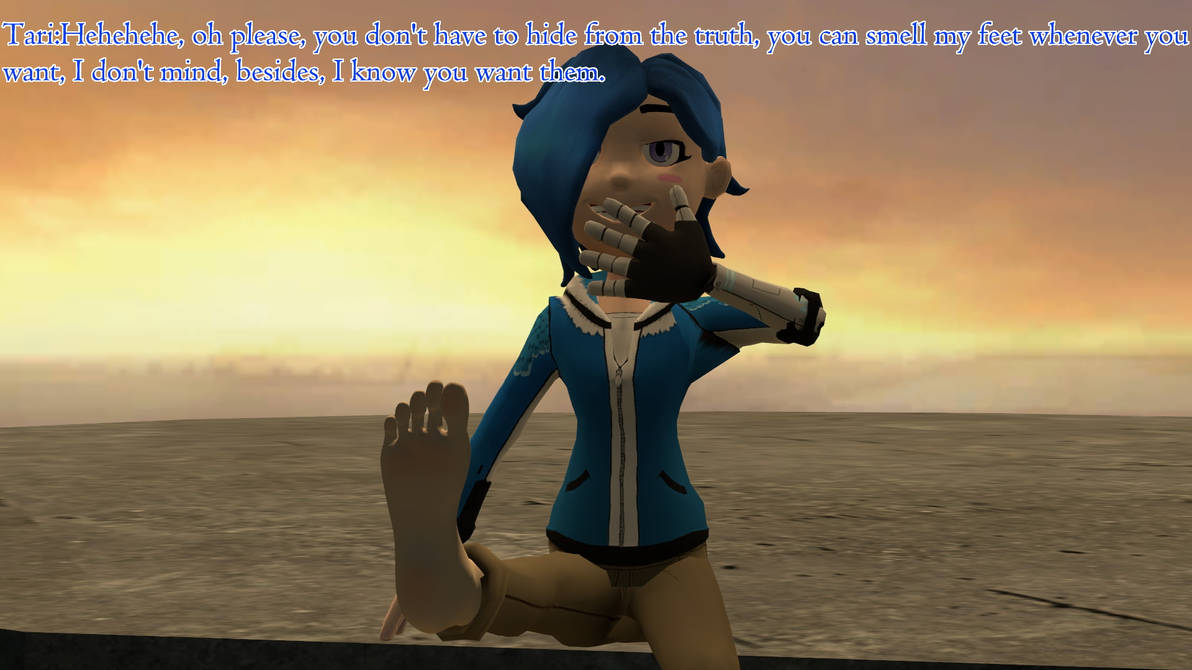 Tari doesn't mind with her feet at all by 1Pororo on DeviantArt