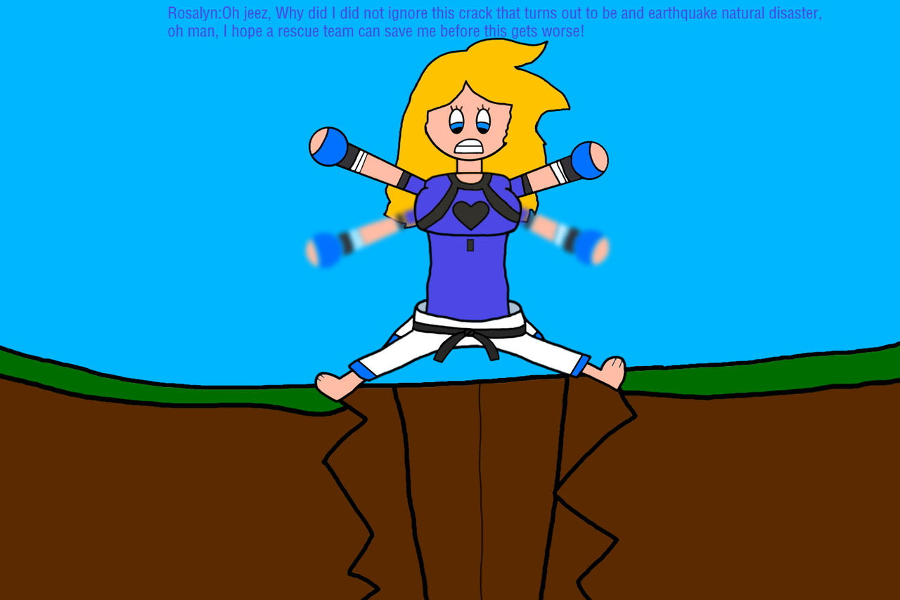 Rosalyn natural disaster perdicament by 1Pororo on DeviantArt