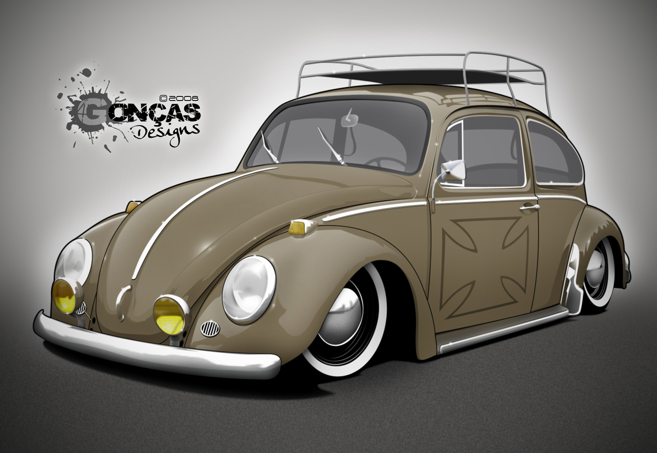 Slammed VW Bug