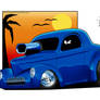 Willys Coupe Cartoon