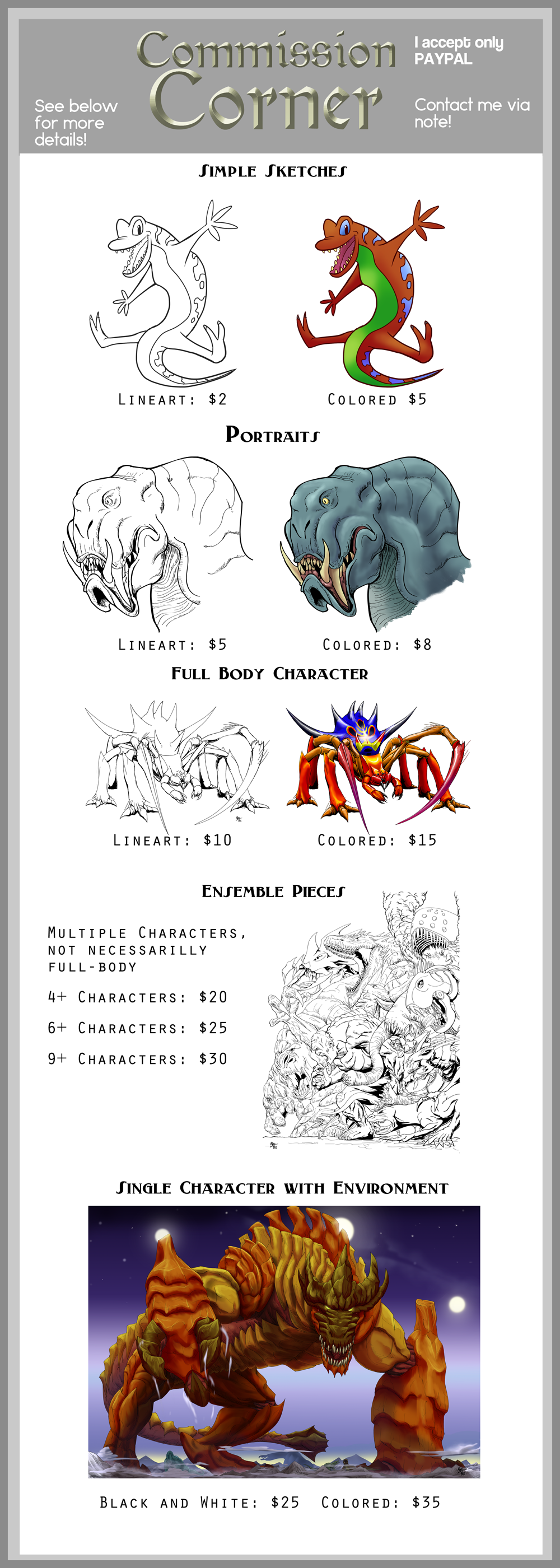 Oh hey! Commissions Rates!