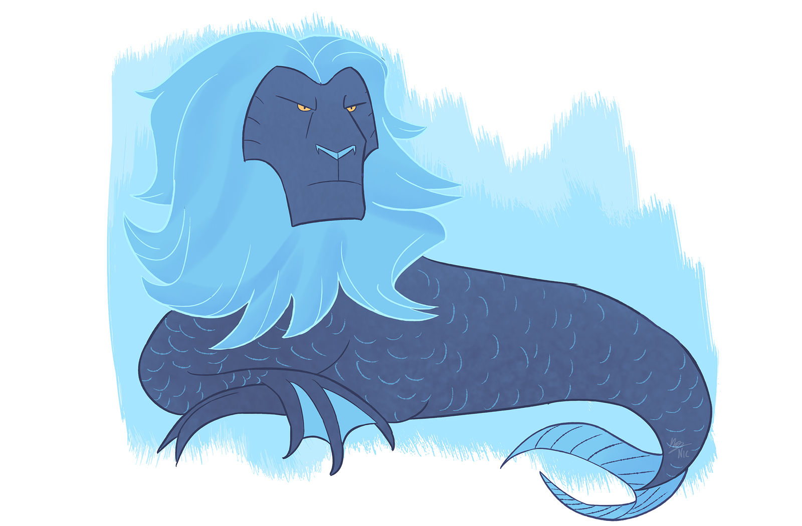 Mermay - Merlion by NazRigar on DeviantArt
