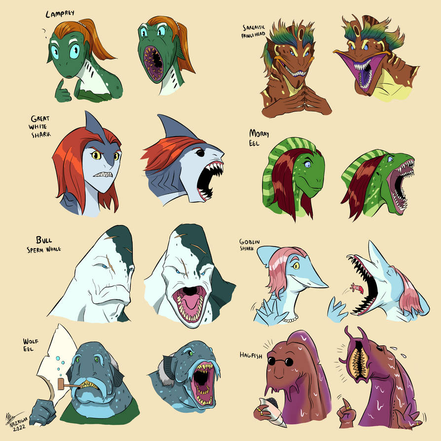 Mermay 2022: Biology Inspired Merfolk by NazRigar on DeviantArt