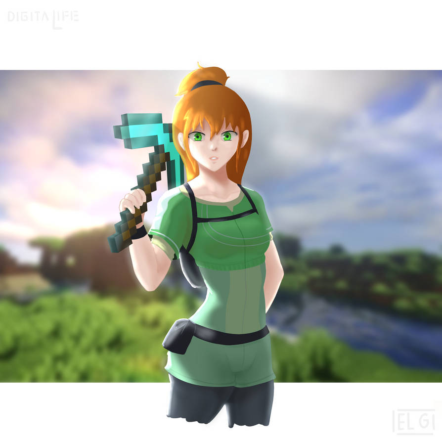 Java Edition Alex Re version Alex Minecraft by El--G on DeviantArt