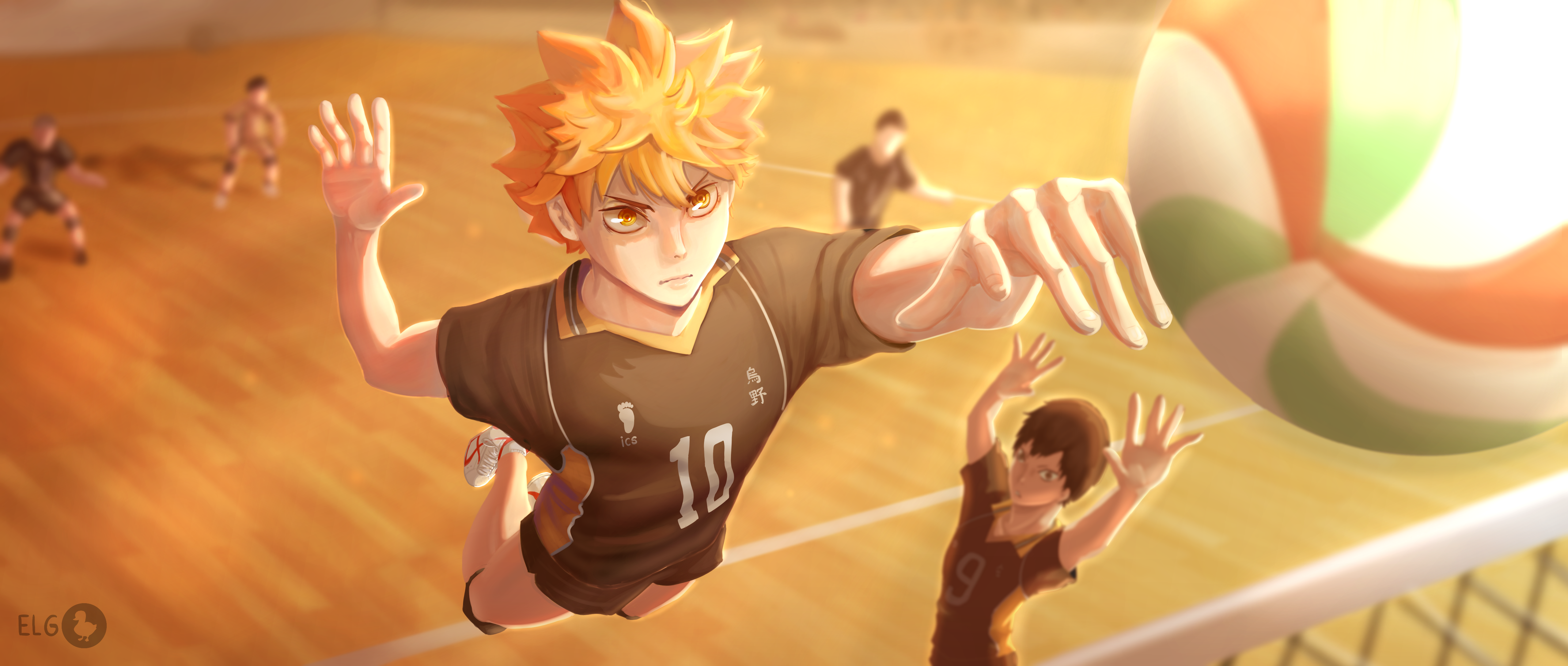 Hinata, anime, anime world, haikyuu, volei, voleibol, HD phone wallpaper