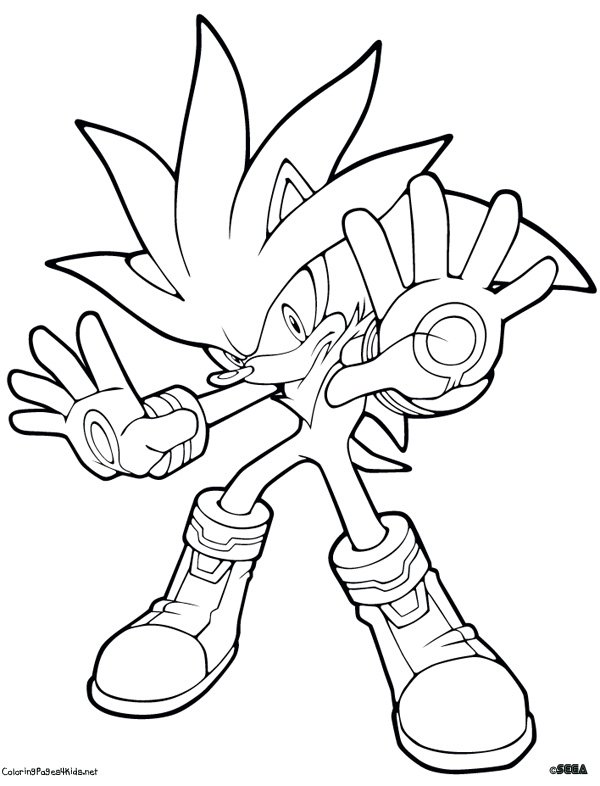 Silver The Hedgehog Coloring Page by ScourgeXNazo2 on DeviantArt