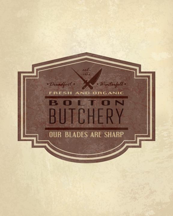 Bolton Butchery Sign