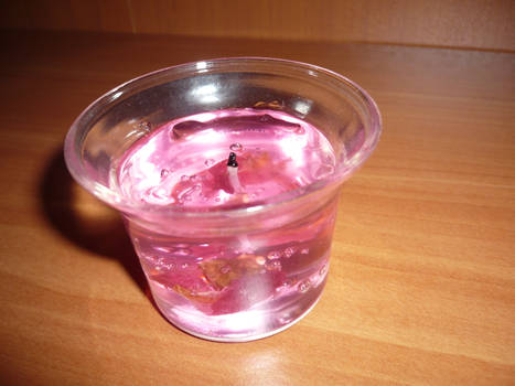 a violet candle