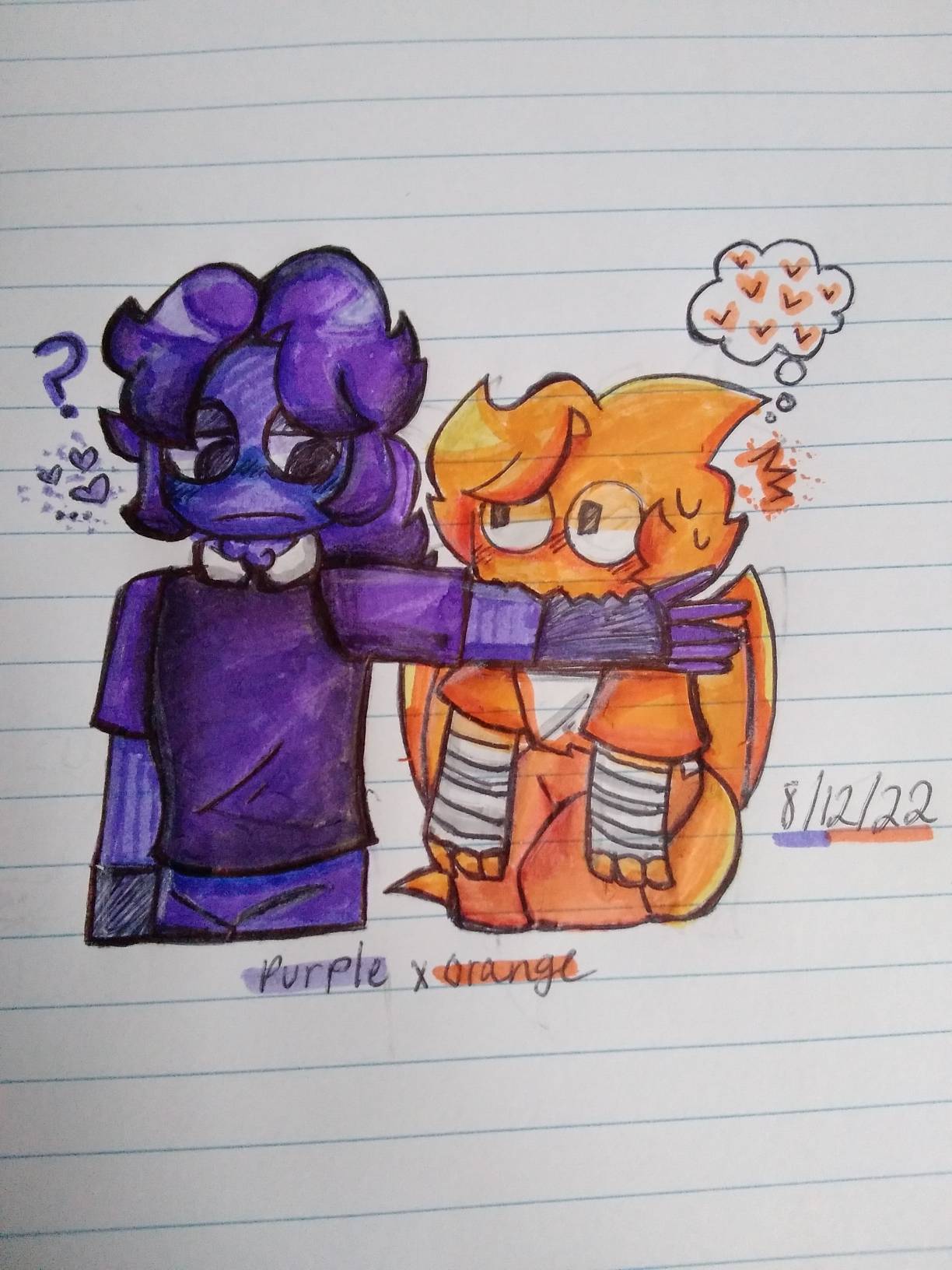 Purple x Orange by SunnyArumi on DeviantArt